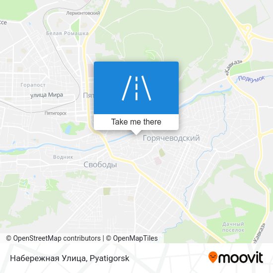 Набережная Улица map