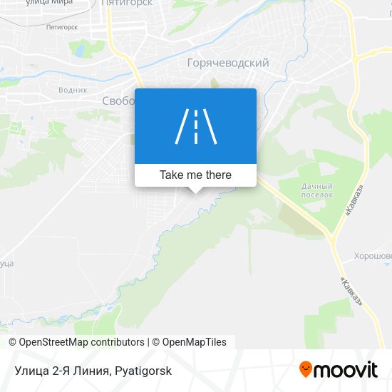 Улица 2-Я Линия map