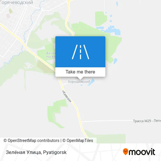 Зелёная Улица map