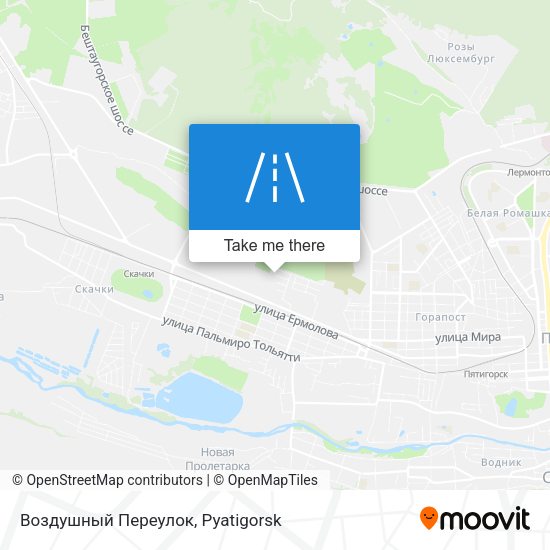Воздушный Переулок map