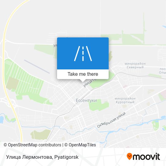Улица Лермонтова map