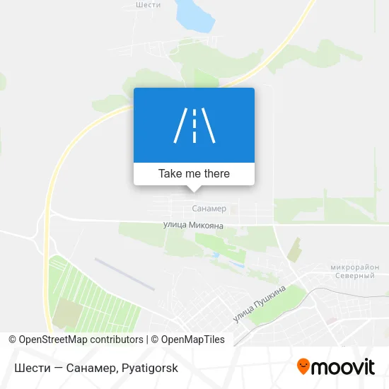 Шести — Санамер map
