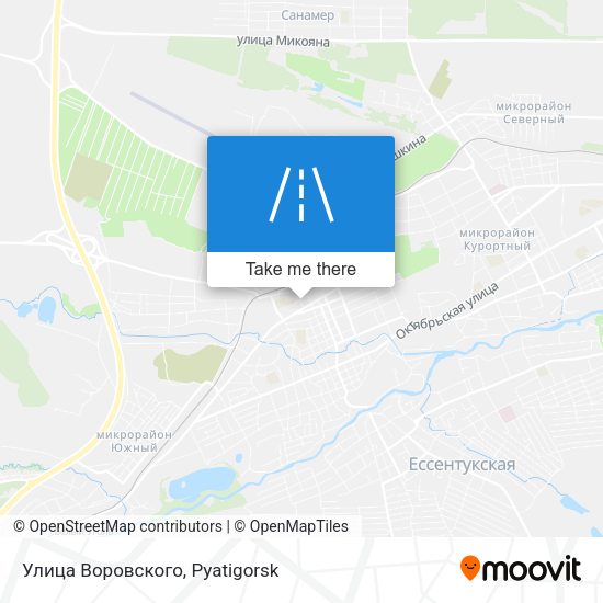 Улица Воровского map
