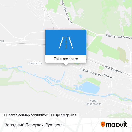 Западный Переулок map