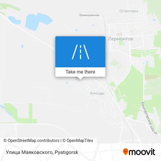 Улица Маяковского map
