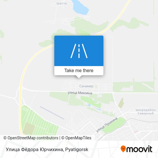 Улица Фёдора Юрчихина map