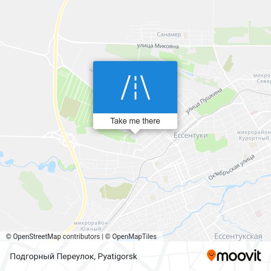 Подгорный Переулок map