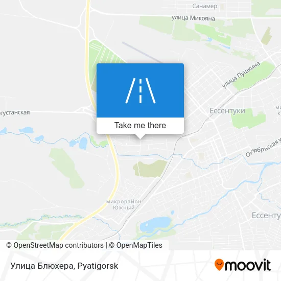 Улица Блюхера map