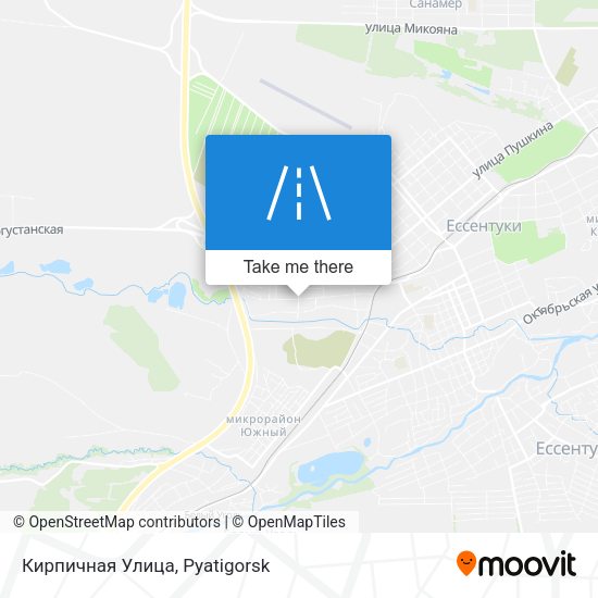 Кирпичная Улица map