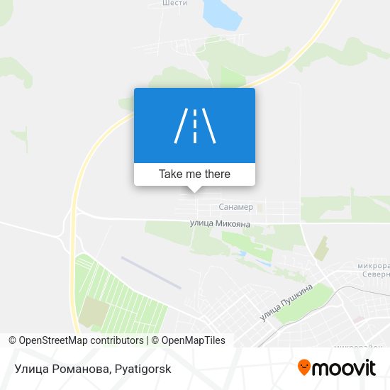 Улица Романова map