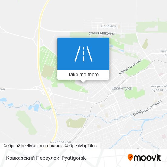 Кавказский Переулок map