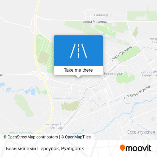 Безымянный Переулок map