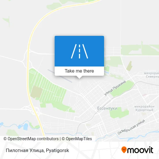Пилотная Улица map
