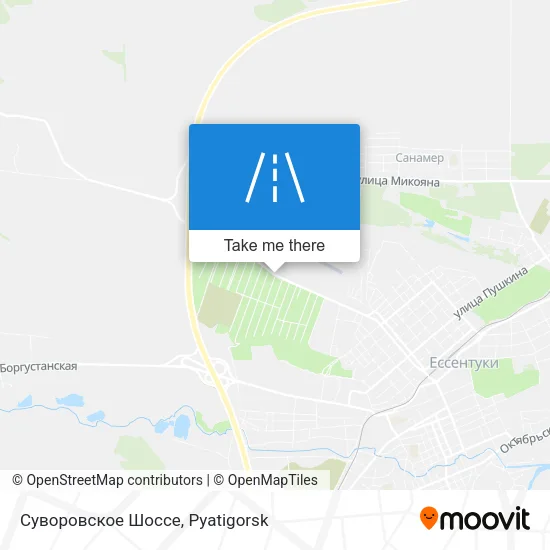 Суворовское Шоссе map