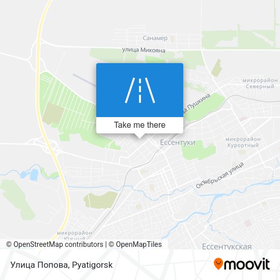 Улица Попова map