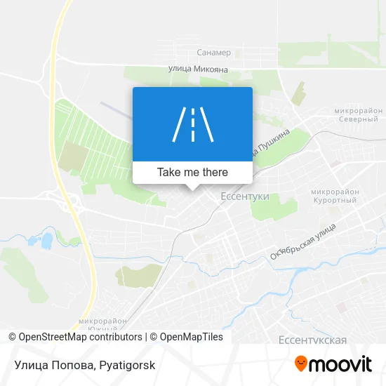 Улица Попова map