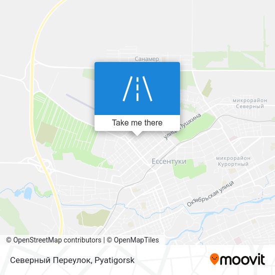 Северный Переулок map