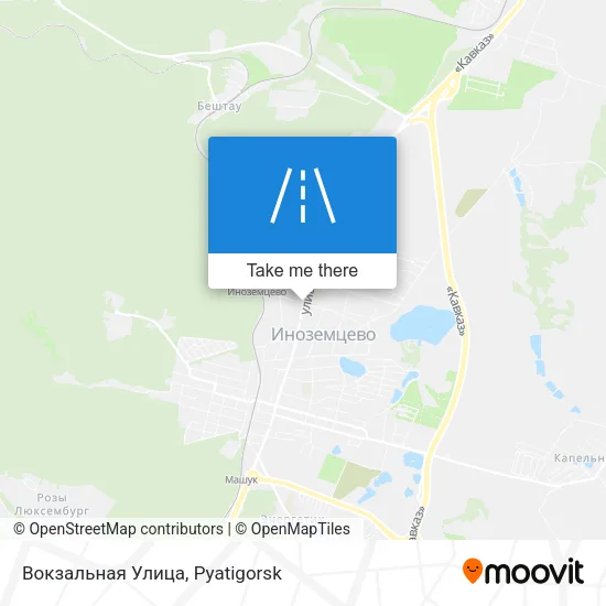 Вокзальная Улица map
