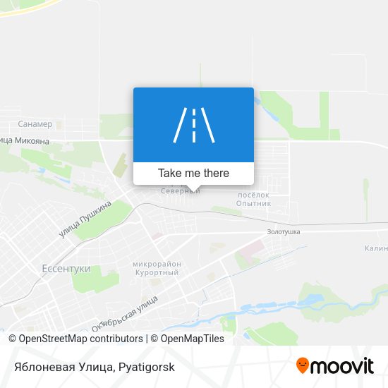 Яблоневая Улица map