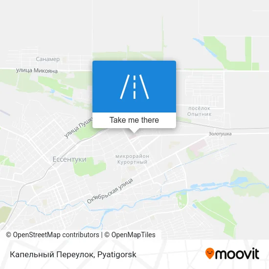 Капельный Переулок map