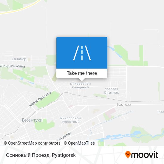 Осиновый Проезд map