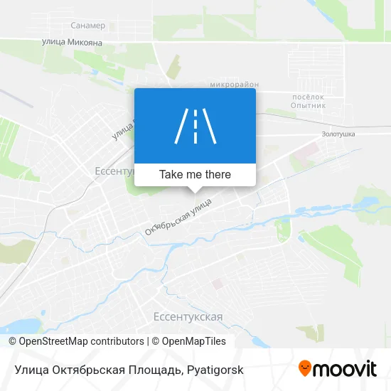 Улица Октябрьская Площадь map