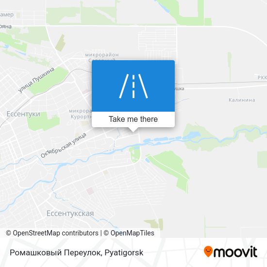 Ромашковый Переулок map