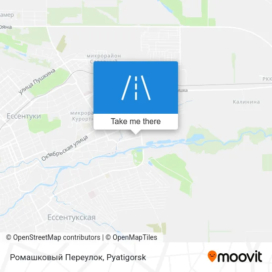 Ромашковый Переулок map