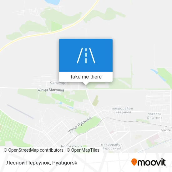 Лесной Переулок map