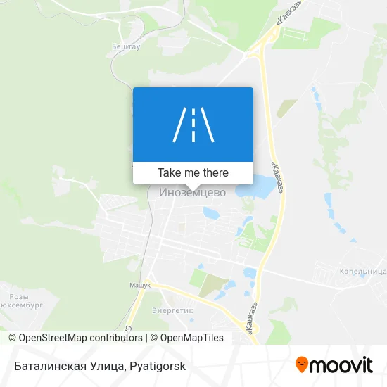 Баталинская Улица map