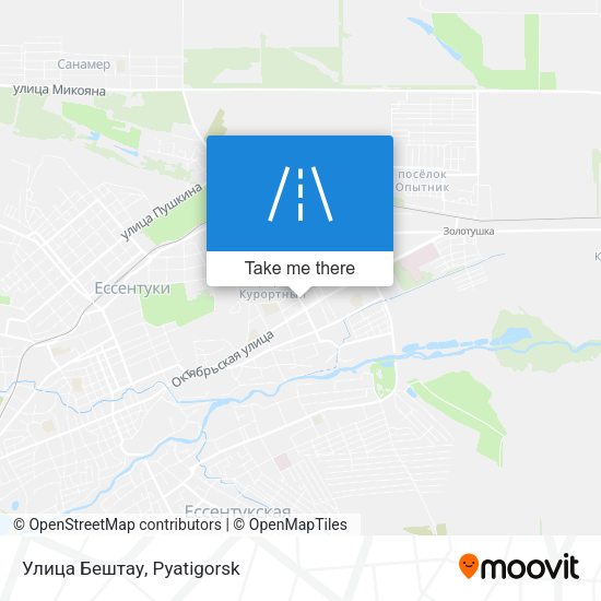 Улица Бештау map