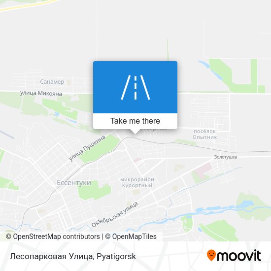 Лесопарковая Улица map