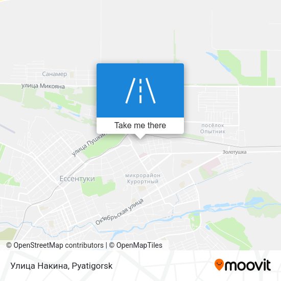 Улица Накина map