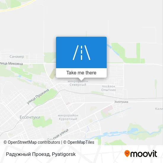 Радужный Проезд map