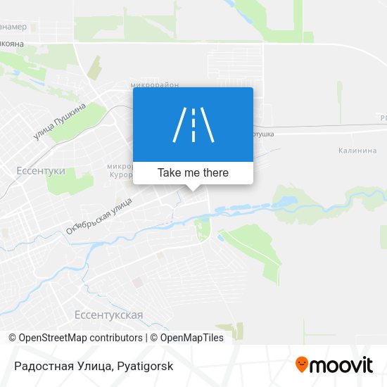 Радостная Улица map