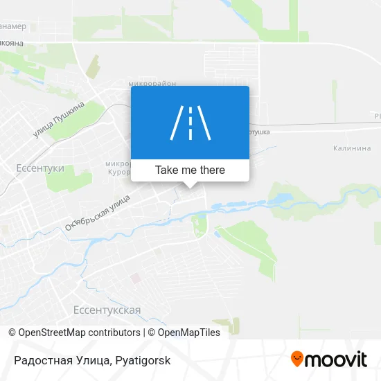 Радостная Улица map