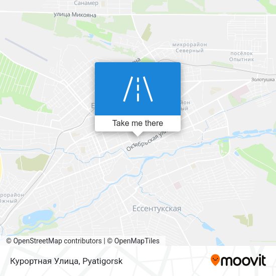 Курортная Улица map