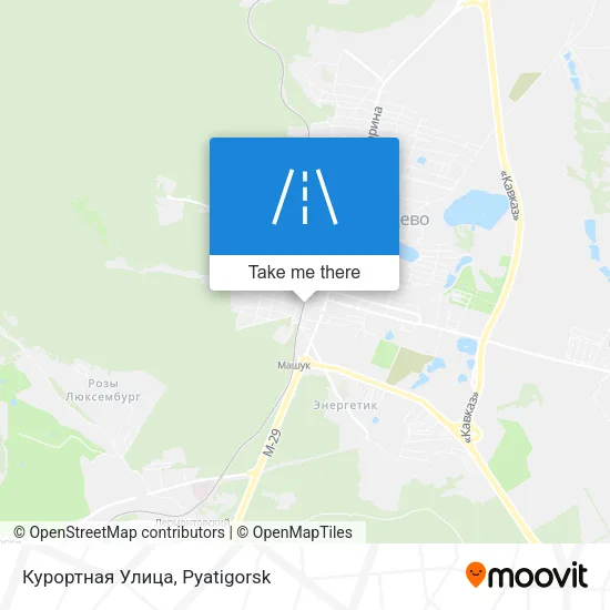 Курортная Улица map