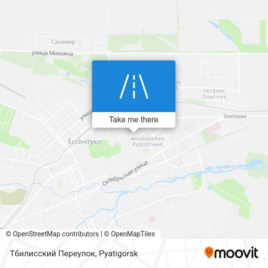 Тбилисский Переулок map