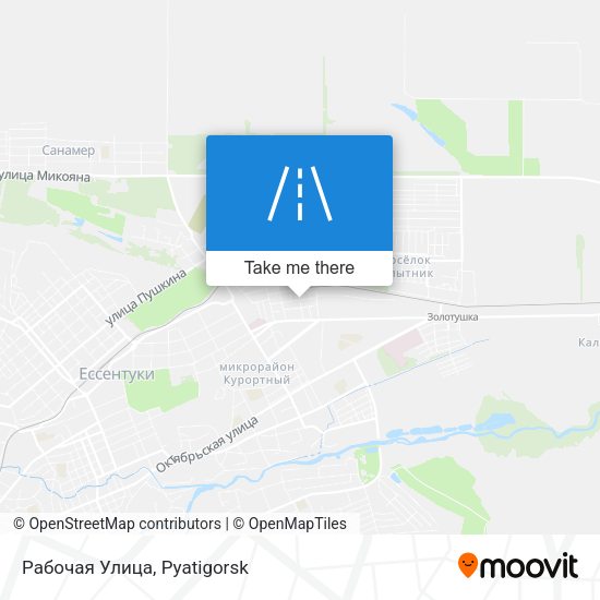 Рабочая Улица map