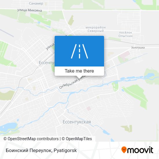 Боинский Переулок map