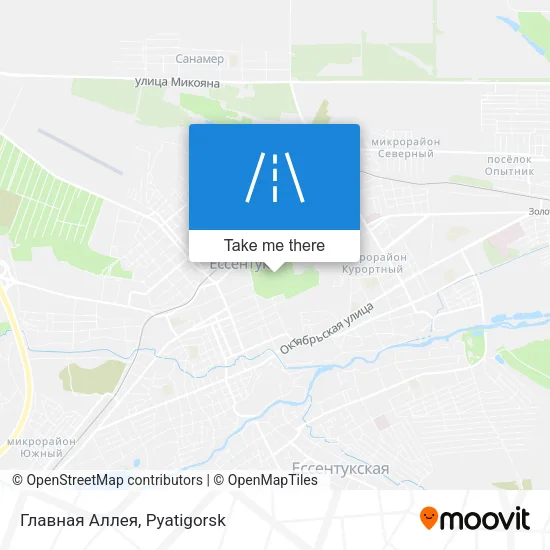 Главная Аллея map