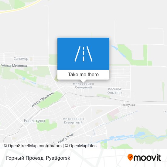 Горный Проезд map