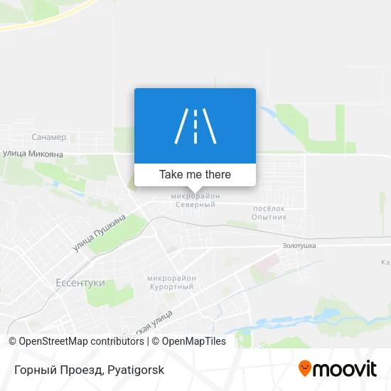 Горный Проезд map