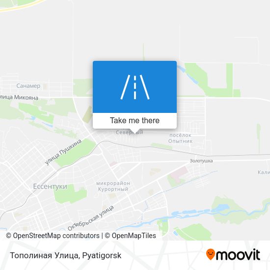 Тополиная Улица map