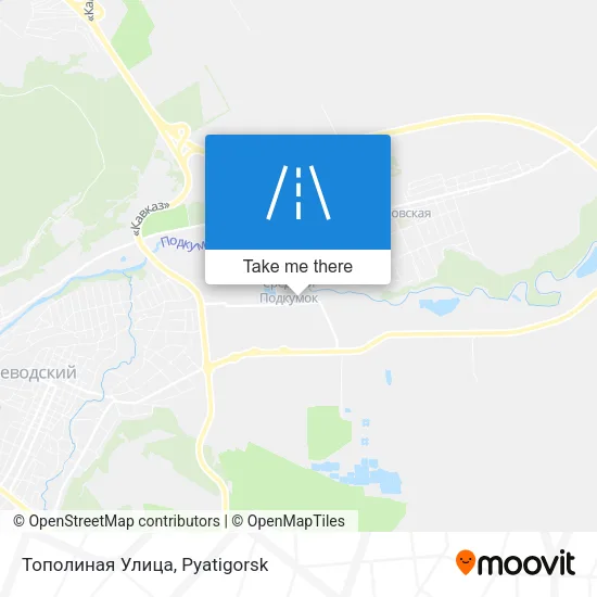Тополиная Улица map