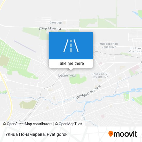 Улица Понамарёва map