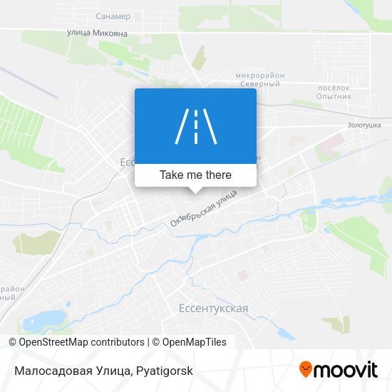 Малосадовая Улица map