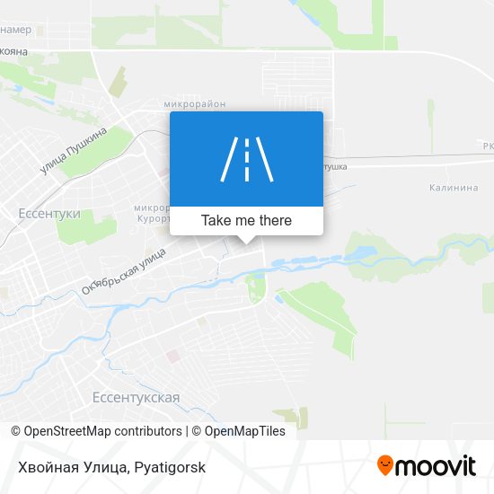 Хвойная Улица map