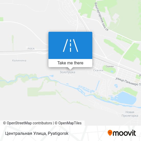 Центральная Улица map